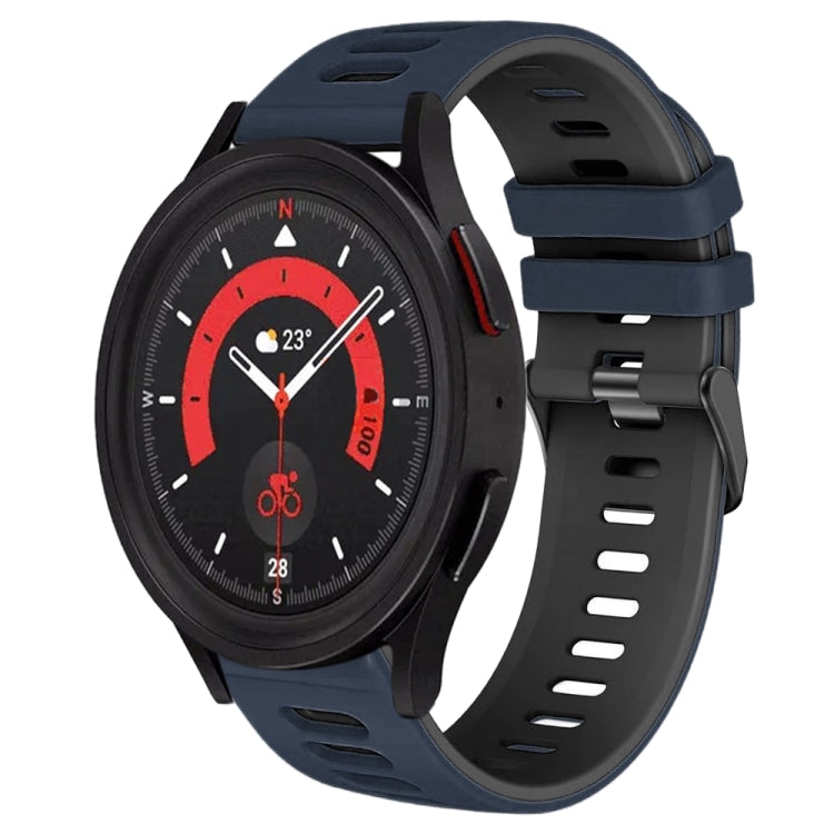 20mm Zweifarb-Silikon-Armband, für Samsung Galaxy Watch 5 40mm, für Samsung Galaxy Watch 5 44mm