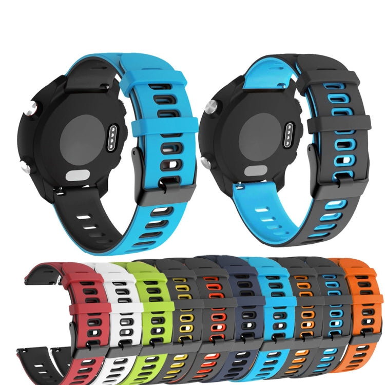 20mm Zweifarb-Silikon-Armband, für Samsung Galaxy Watch 5 40mm, für Samsung Galaxy Watch 5 44mm
