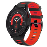 20mm Zweifarb-Silikon-Armband, für Samsung Galaxy Watch 5 40mm, für Samsung Galaxy Watch 5 44mm