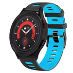 20mm Zweifarb-Silikon-Armband, für Samsung Galaxy Watch 5 40mm, für Samsung Galaxy Watch 5 44mm