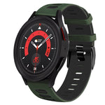 20mm Zweifarb-Silikon-Armband, für Samsung Galaxy Watch 5 40mm, für Samsung Galaxy Watch 5 44mm