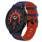 20mm Zweifarb-Silikon-Armband, für Samsung Galaxy Watch 5 40mm, für Samsung Galaxy Watch 5 44mm