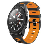 20mm Two-Color Silicone Watch Band, For Samsung Galaxy Watch 5 Pro  45mm, For Samsung Galaxy Watch 4 40mm