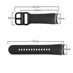 20mm Silicone Adhesive Leather Watch Band, For Samsung Galaxy Watch 5 40mm, For Samsung Galaxy Watch 5 44mm, For Samsung Galaxy Watch 5 Pro 45mm, For Samsung Galaxy Watch 4 40mm, For Samsung Galaxy Watch 4 44mm