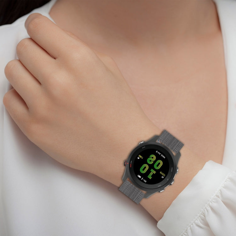 20mm Nylon Woven Watch Band, For Samsung Galaxy Watch5 40mm, For Samsung Galaxy Watch5 44mm, For Samsung Galaxy Watch5 Pro 45mm, For Samsung Galaxy Watch4 40mm, For Samsung Galaxy Watch4 44mm, For Samsung Galaxy Watch4 Classic 46mm