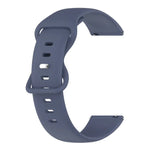 20-mm-Silikonarmband mit Faltschließe in Unifarbe, passend für Samsung Galaxy Watch 4 (44 mm), Samsung Galaxy Watch 4 Classic (46 mm), Samsung Galaxy Watch 4 Classic (42 mm) und Samsung Galaxy Watch Active 2