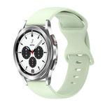 20-mm-Silikonarmband mit Faltschließe in Unifarbe, passend für Samsung Galaxy Watch 4 (44 mm), Samsung Galaxy Watch 4 Classic (46 mm), Samsung Galaxy Watch 4 Classic (42 mm) und Samsung Galaxy Watch Active 2