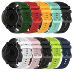 22 mm kariertes, zweifarbiges Silikon-Uhrenarmband, für Samsung Galaxy Watch3 45 mm, Samsung Galaxy Watch 46 mm, Samsung Gear S3 Classic, Samsung Gear S3 Frontier