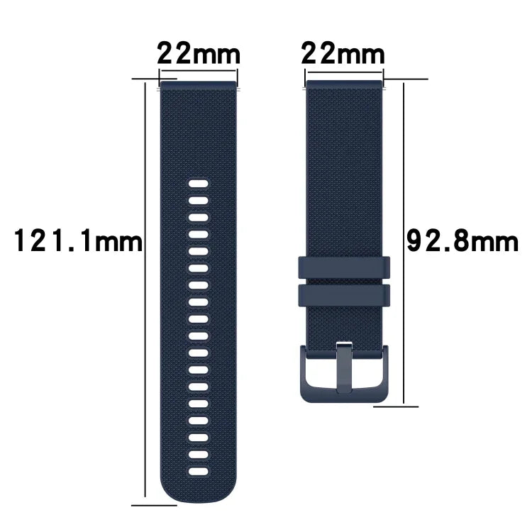 22 mm kariertes, zweifarbiges Silikon-Uhrenarmband, für Samsung Galaxy Watch3 45 mm, Samsung Galaxy Watch 46 mm, Samsung Gear S3 Classic, Samsung Gear S3 Frontier