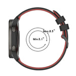 22 mm kariertes, zweifarbiges Silikon-Uhrenarmband, für Samsung Galaxy Watch3 45 mm, Samsung Galaxy Watch 46 mm, Samsung Gear S3 Classic, Samsung Gear S3 Frontier