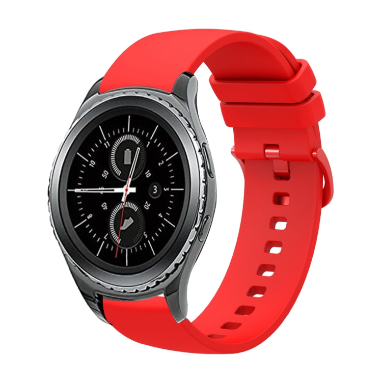 20mm einfarbiges weiches Silikonarmband, für Samsung Gear S2 Classic, für Samsung Galaxy Watch Active 2 40mm