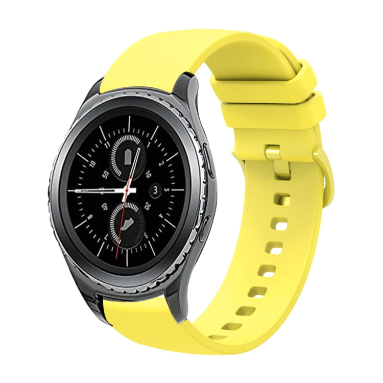20mm einfarbiges weiches Silikonarmband, für Samsung Gear S2 Classic, für Samsung Galaxy Watch Active 2 40mm
