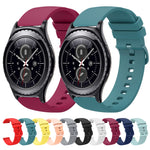 20mm einfarbiges weiches Silikonarmband, für Samsung Gear S2 Classic, für Samsung Galaxy Watch Active 2 40mm
