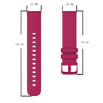 20mm einfarbiges weiches Silikonarmband, für Samsung Gear S2 Classic, für Samsung Galaxy Watch Active 2 40mm