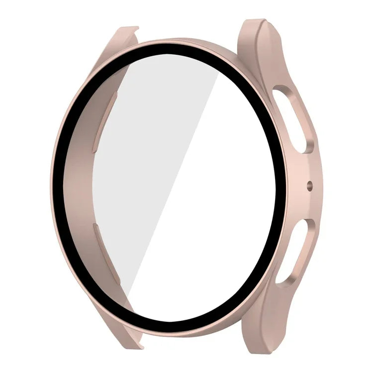 ENKAY Hat-Prince Schutzhülle aus Polycarbonat mit vollständiger Abdeckung und 9H-gehärtetem Glas für Samsung Galaxy Watch5 44mm