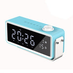AEC K5 Spiegelwecker Bluetooth-Lautsprecher mit LED-Licht, unterstützt TF / FM