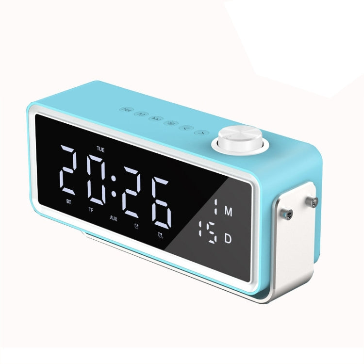 AEC K5 Spiegelwecker Bluetooth-Lautsprecher mit LED-Licht, unterstützt TF / FM