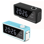 AEC K5 Spiegelwecker Bluetooth-Lautsprecher mit LED-Licht, unterstützt TF / FM