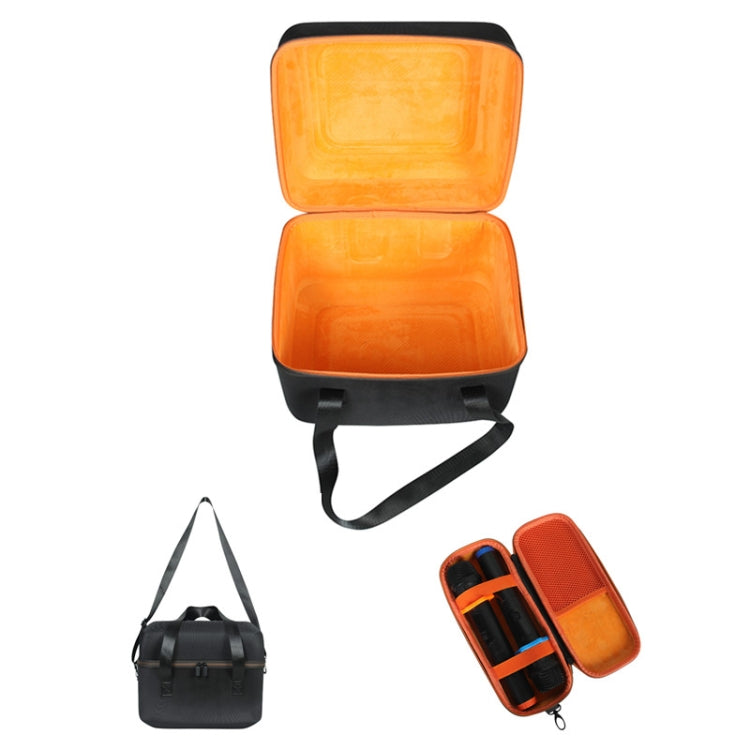 Für JBL PartyBox Encore Essential Stoßfeste Tragetasche mit Mikrofontasche, Für JBL PartyBox Encore Essential mit Mikrofontasche