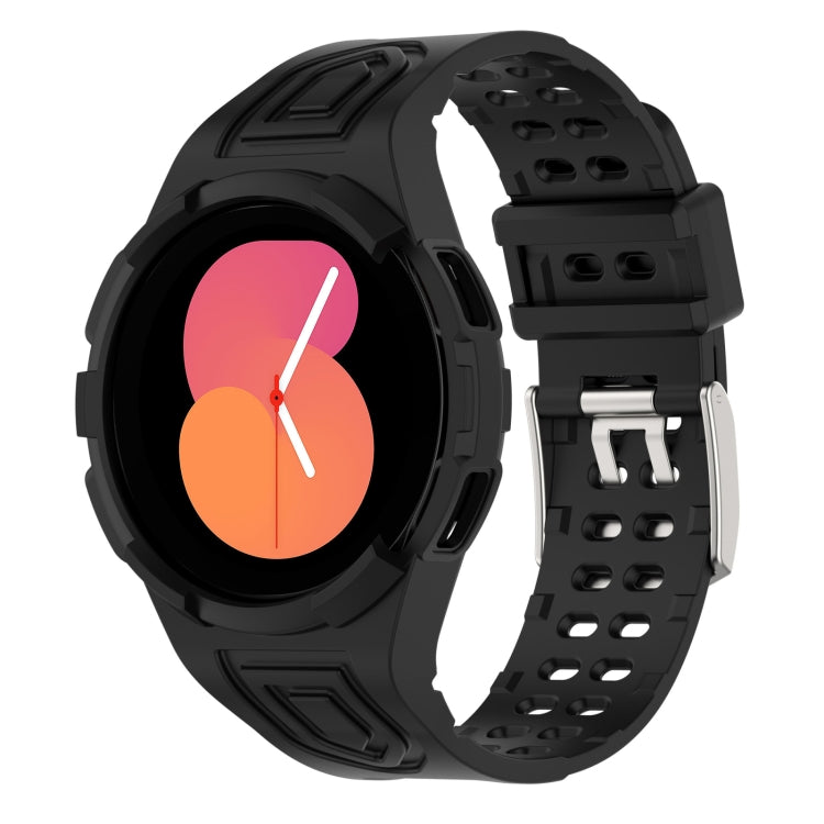 Gepanzerte, integrierte TPU-Doppeldornschließen-Smartwatch-Armband, für Samsung Galaxy Watch5 40mm, für Samsung Galaxy Watch5 44mm, für Samsung Galaxy Watch4 44mm