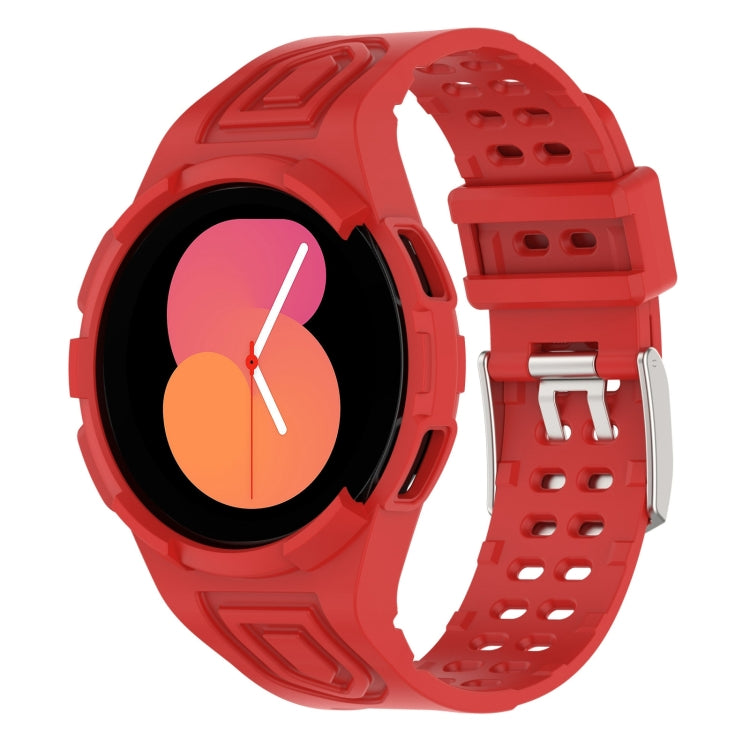 Gepanzerte, integrierte TPU-Doppeldornschließen-Smartwatch-Armband, für Samsung Galaxy Watch5 40mm, für Samsung Galaxy Watch5 44mm, für Samsung Galaxy Watch4 44mm