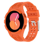Gepanzerte, integrierte TPU-Doppeldornschließen-Smartwatch-Armband, für Samsung Galaxy Watch5 40mm, für Samsung Galaxy Watch5 44mm, für Samsung Galaxy Watch4 44mm