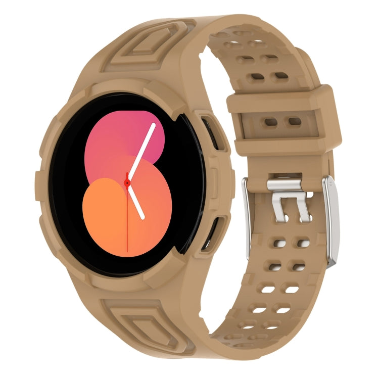 Gepanzerte, integrierte TPU-Doppeldornschließen-Smartwatch-Armband, für Samsung Galaxy Watch5 40mm, für Samsung Galaxy Watch5 44mm, für Samsung Galaxy Watch4 44mm