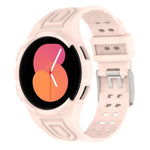 Gepanzerte, integrierte TPU-Doppeldornschließen-Smartwatch-Armband, für Samsung Galaxy Watch5 40mm, für Samsung Galaxy Watch5 44mm, für Samsung Galaxy Watch4 44mm