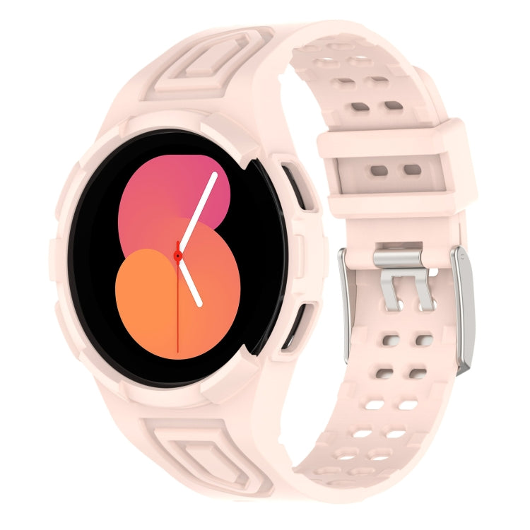Gepanzerte, integrierte TPU-Doppeldornschließen-Smartwatch-Armband, für Samsung Galaxy Watch5 40mm, für Samsung Galaxy Watch5 44mm, für Samsung Galaxy Watch4 44mm