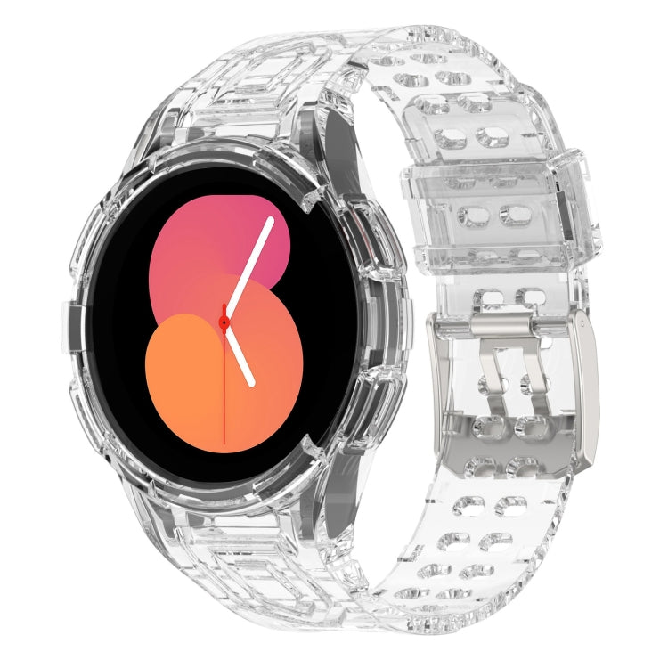 Gepanzerte, integrierte TPU-Doppeldornschließen-Smartwatch-Armband, für Samsung Galaxy Watch5 40mm, für Samsung Galaxy Watch5 44mm, für Samsung Galaxy Watch4 44mm