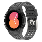 Gepanzerte, integrierte TPU-Doppeldornschließen-Smartwatch-Armband, für Samsung Galaxy Watch5 40mm, für Samsung Galaxy Watch5 44mm, für Samsung Galaxy Watch4 44mm