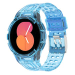 Gepanzerte, integrierte TPU-Doppeldornschließen-Smartwatch-Armband, für Samsung Galaxy Watch5 40mm, für Samsung Galaxy Watch5 44mm, für Samsung Galaxy Watch4 44mm
