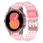 Gepanzerte, integrierte TPU-Doppeldornschließen-Smartwatch-Armband, für Samsung Galaxy Watch5 40mm, für Samsung Galaxy Watch5 44mm, für Samsung Galaxy Watch4 44mm