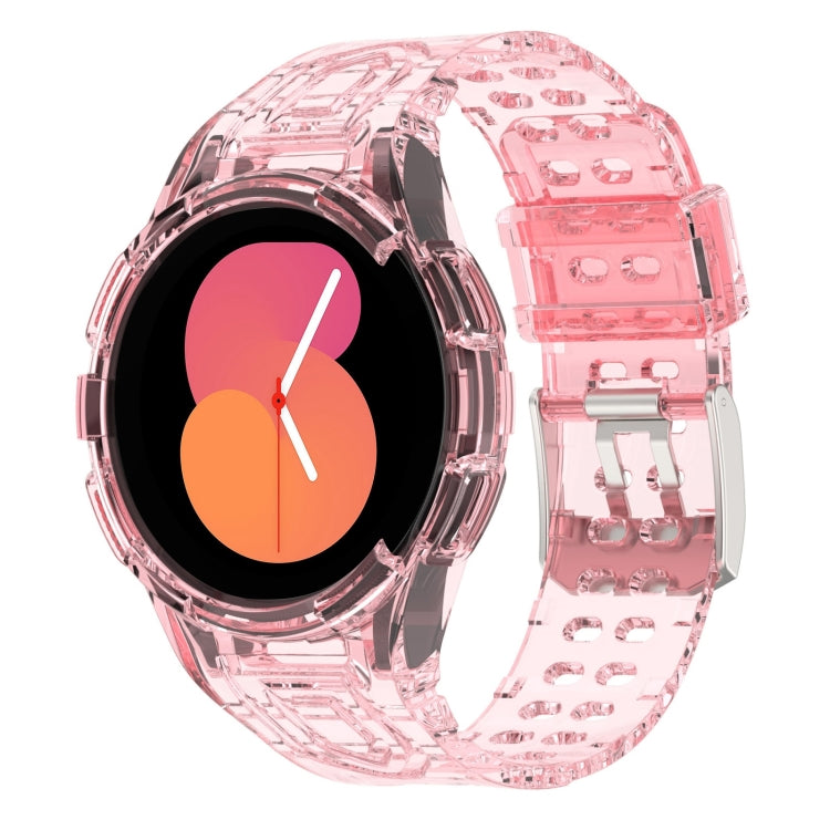 Gepanzerte, integrierte TPU-Doppeldornschließen-Smartwatch-Armband, für Samsung Galaxy Watch5 40mm, für Samsung Galaxy Watch5 44mm, für Samsung Galaxy Watch4 44mm