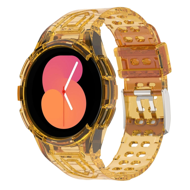 Gepanzerte, integrierte TPU-Doppeldornschließen-Smartwatch-Armband, für Samsung Galaxy Watch5 40mm, für Samsung Galaxy Watch5 44mm, für Samsung Galaxy Watch4 44mm