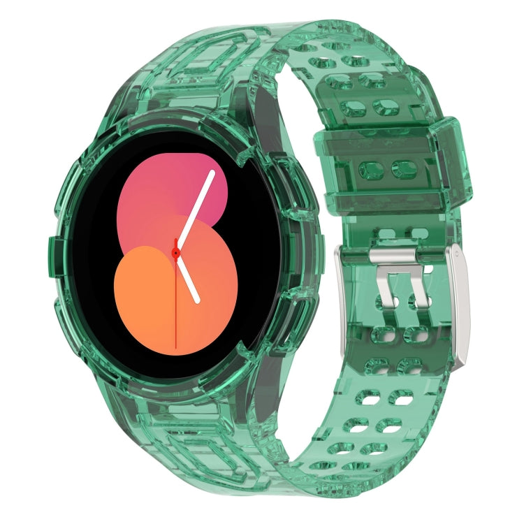 Gepanzerte, integrierte TPU-Doppeldornschließen-Smartwatch-Armband, für Samsung Galaxy Watch5 40mm, für Samsung Galaxy Watch5 44mm, für Samsung Galaxy Watch4 44mm