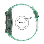 Gepanzerte, integrierte TPU-Doppeldornschließen-Smartwatch-Armband, für Samsung Galaxy Watch5 40mm, für Samsung Galaxy Watch5 44mm, für Samsung Galaxy Watch4 44mm