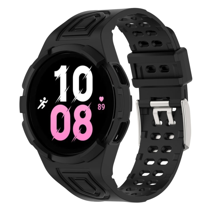 Gepanzerte, integrierte TPU-Doppeldornschließen-Smartwatch-Armband, für Samsung Galaxy Watch5 40mm, für Samsung Galaxy Watch5 44mm, für Samsung Galaxy Watch4 44mm