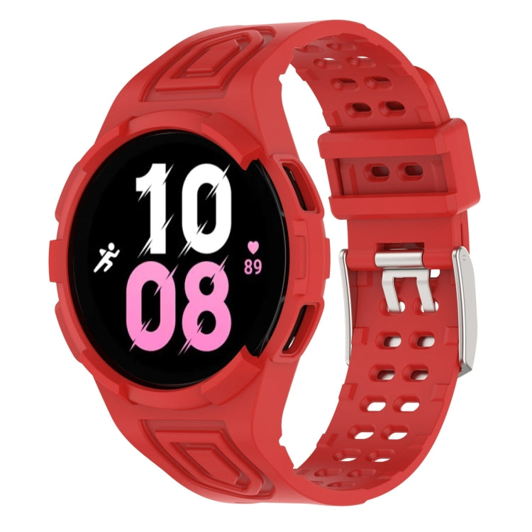 Gepanzerte, integrierte TPU-Doppeldornschließen-Smartwatch-Armband, für Samsung Galaxy Watch5 40mm, für Samsung Galaxy Watch5 44mm, für Samsung Galaxy Watch4 44mm