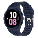 Gepanzerte, integrierte TPU-Doppeldornschließen-Smartwatch-Armband, für Samsung Galaxy Watch5 40mm, für Samsung Galaxy Watch5 44mm, für Samsung Galaxy Watch4 44mm