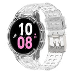 Gepanzerte, integrierte TPU-Doppeldornschließen-Smartwatch-Armband, für Samsung Galaxy Watch5 40mm, für Samsung Galaxy Watch5 44mm, für Samsung Galaxy Watch4 44mm