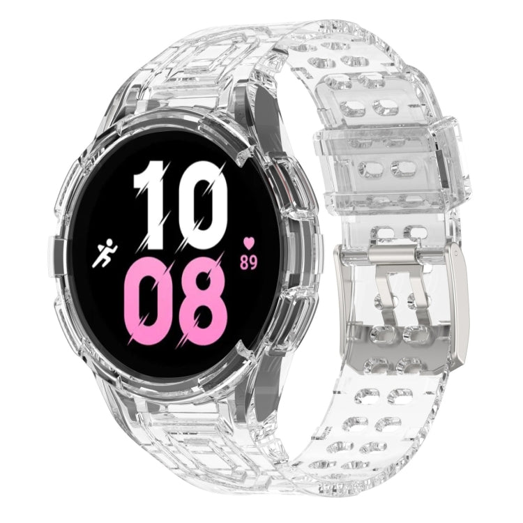 Gepanzerte, integrierte TPU-Doppeldornschließen-Smartwatch-Armband, für Samsung Galaxy Watch5 40mm, für Samsung Galaxy Watch5 44mm, für Samsung Galaxy Watch4 44mm