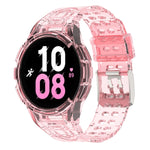 Gepanzerte, integrierte TPU-Doppeldornschließen-Smartwatch-Armband, für Samsung Galaxy Watch5 40mm, für Samsung Galaxy Watch5 44mm, für Samsung Galaxy Watch4 44mm