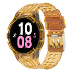 Gepanzerte, integrierte TPU-Doppeldornschließen-Smartwatch-Armband, für Samsung Galaxy Watch5 40mm, für Samsung Galaxy Watch5 44mm, für Samsung Galaxy Watch4 44mm