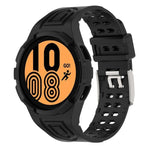 Gepanzerte, integrierte TPU-Doppeldornschließen-Smartwatch-Armband, für Samsung Galaxy Watch5 40mm, für Samsung Galaxy Watch5 44mm, für Samsung Galaxy Watch4 44mm