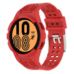 Gepanzerte, integrierte TPU-Doppeldornschließen-Smartwatch-Armband, für Samsung Galaxy Watch5 40mm, für Samsung Galaxy Watch5 44mm, für Samsung Galaxy Watch4 44mm