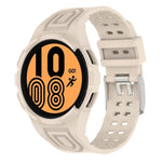 Gepanzerte, integrierte TPU-Doppeldornschließen-Smartwatch-Armband, für Samsung Galaxy Watch5 40mm, für Samsung Galaxy Watch5 44mm, für Samsung Galaxy Watch4 44mm