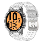 Gepanzerte, integrierte TPU-Doppeldornschließen-Smartwatch-Armband, für Samsung Galaxy Watch5 40mm, für Samsung Galaxy Watch5 44mm, für Samsung Galaxy Watch4 44mm