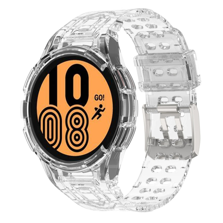 Gepanzerte, integrierte TPU-Doppeldornschließen-Smartwatch-Armband, für Samsung Galaxy Watch5 40mm, für Samsung Galaxy Watch5 44mm, für Samsung Galaxy Watch4 44mm