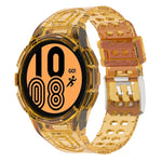Gepanzerte, integrierte TPU-Doppeldornschließen-Smartwatch-Armband, für Samsung Galaxy Watch5 40mm, für Samsung Galaxy Watch5 44mm, für Samsung Galaxy Watch4 44mm